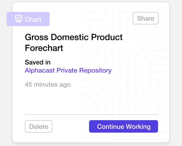 Alphacast Case Study Screenshot